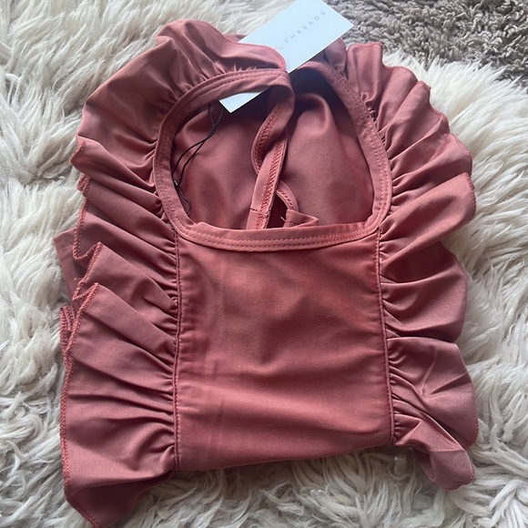 NWT ruffle swimsuit - Picture 3 of 5